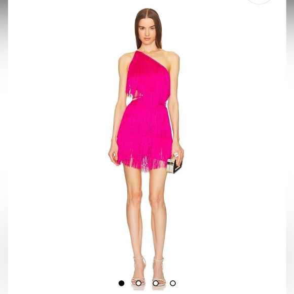 x REVOLVE Aliah Dress in Hot Pink
Michael Costello Xs Barbiecore Bachelorette - Picture 1 of 4